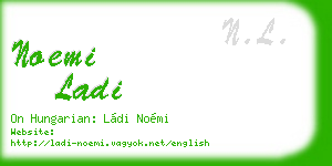 noemi ladi business card